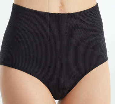 The Ribbed Seamless High-Waist Brief