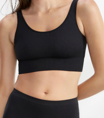 The Ribbed Seamless Bralette