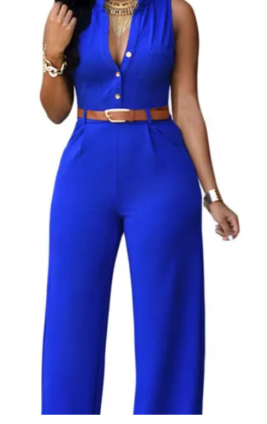 Women's Daily Sexy Solid Color Full Length Casual Pants Jumpsuits